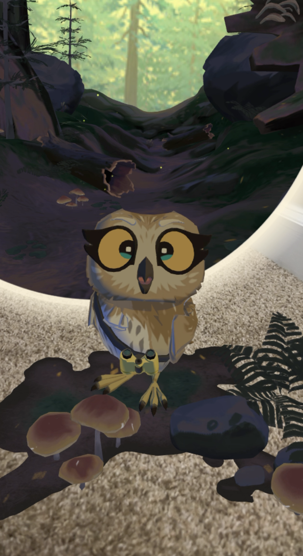 Screenshot of Meet Wol being run in AR on my iPhone