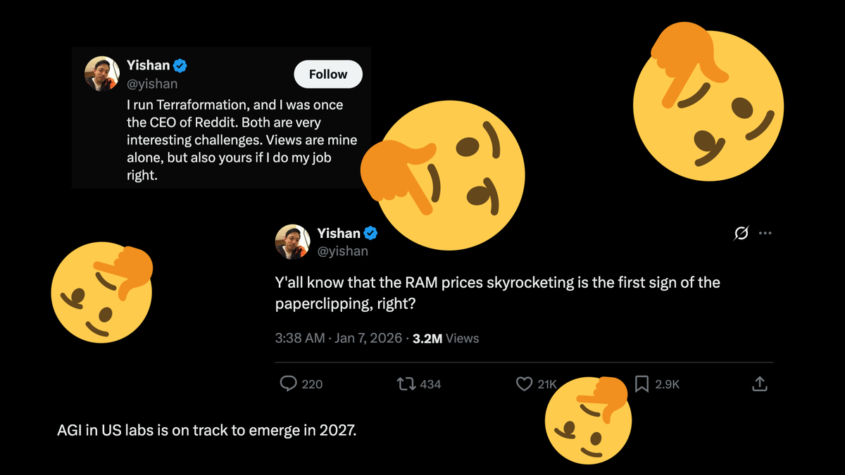Former Reddit CEO Yishan Wong fearmongers about coming AI apocalypse, wants humanity to "perish with dignity"